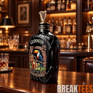 Guinness Est. 1759 Heritage Irish Harp Collector Whiskey Decanter