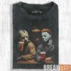 Halloween Ghostface Scream Horror Movie Heart Vintage Tee