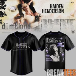 Haiden Henderson The Dumb Blond Tour 2027 Baseball Jersey
