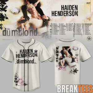 Haiden Henderson The Dumb Blond Tour 2027 Baseball Jersey 1