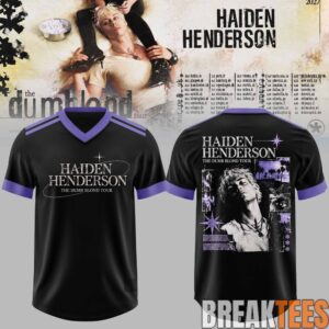 Haiden Henderson The Dumb Blond Tour 2027 Football Jersey