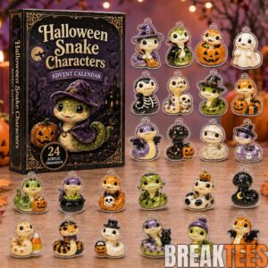 Halloween Snake Characters Advent Calendar 2026 for Snake Lovers