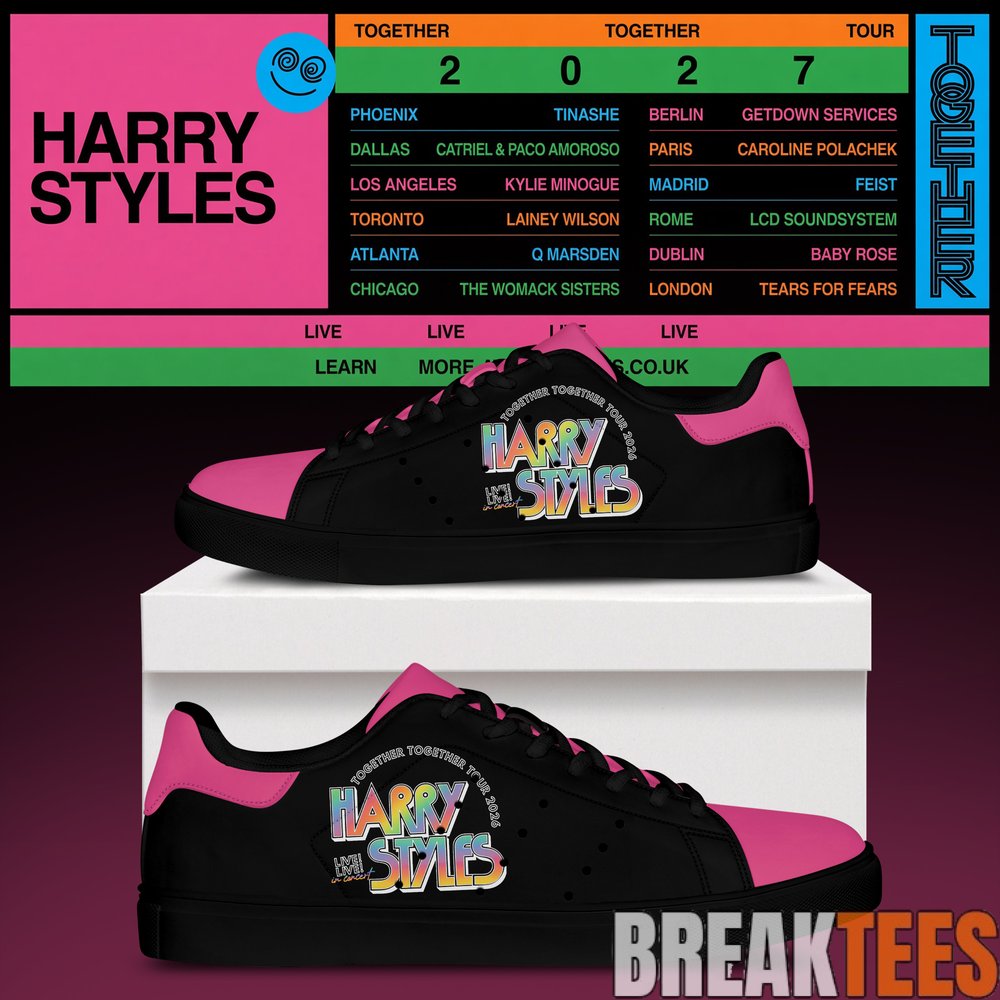 Harry Styles Together, Together Tour Stan Smith Shoes Harry Styles Together, Together Tour Stan Smith Shoes