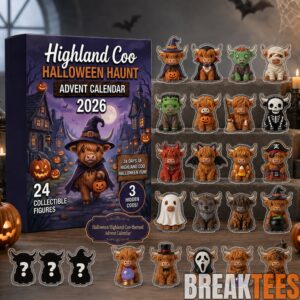 Highland Coo Halloween Advent Calendar 2026