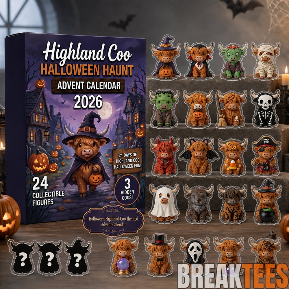 Highland Coo Halloween Advent Calendar 2026 Highland Coo Halloween Advent Calendar 2026