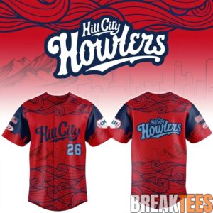 Hill City Howlers Mustaches for Kids 2026 Baseball Jersey