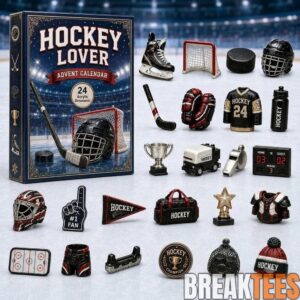 Hockey Lover 24 Acrylic Ornaments Advent Calendar Collector’s Edition