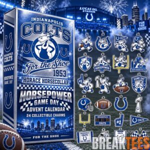 Indianapolis Colts x Horace Horsecollar Game Day 2026 Advent Calendar – 24 Collectible Charms