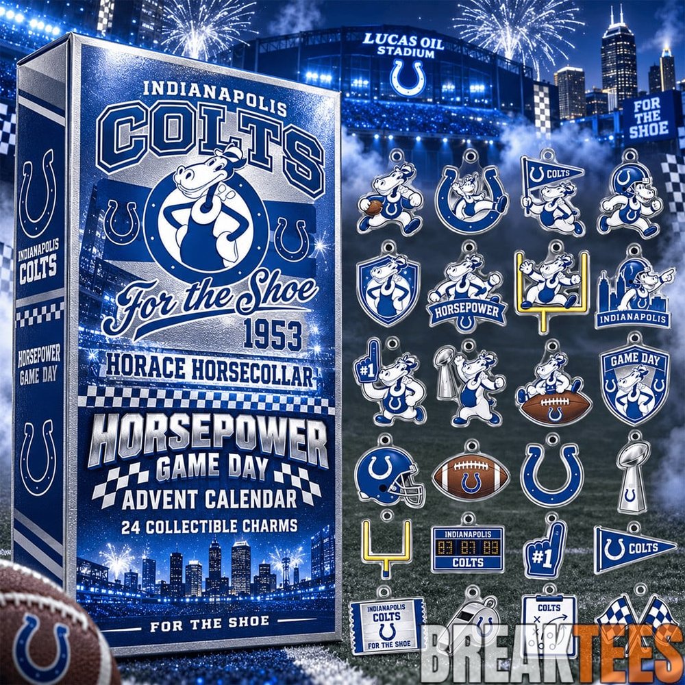 Indianapolis Colts x Horace Horsecollar Game Day 2026 Advent Calendar – 24 Collectible Charms Indianapolis Colts x Horace Horsecollar Game Day 2026 Advent Calendar – 24 Collectible Charms