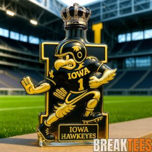 Iowa Hawkeyes Mascot Limited Edition Whiskey Bottle