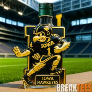Iowa Hawkeyes Mascot Limited Edition Whiskey Bottle 1