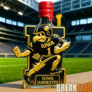 Iowa Hawkeyes Mascot Limited Edition Whiskey Bottle 2