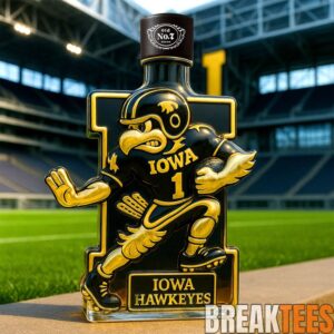 Iowa Hawkeyes Mascot Limited Edition Whiskey Bottle 3