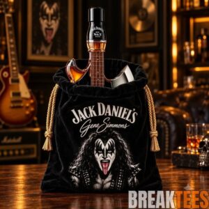 Jack Daniel’s Gene Simmons Bass Guitar-shaped Whiskey Bottle