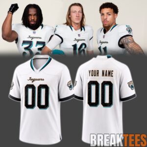 Jacksonville Jaguars – Welcome to the BOLD CITY – Rivalries 2026 Custom Football Jersey