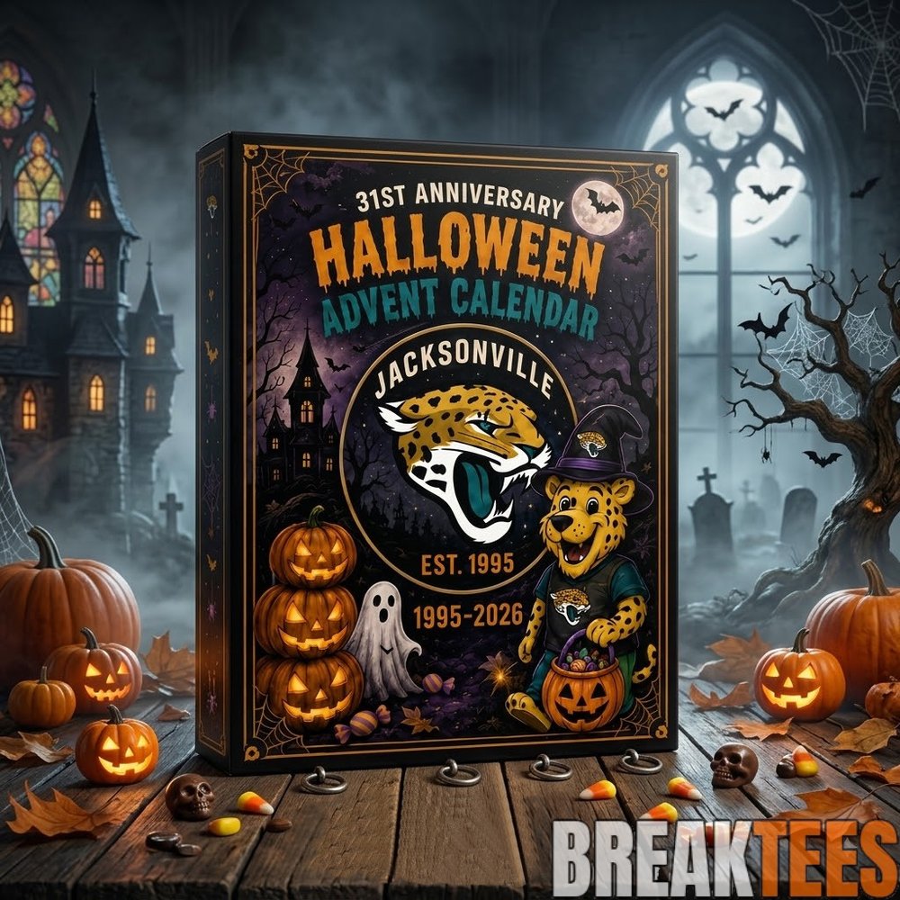 Jacksonville Jaguars 31th Anniversary Halloween Advent Calendar 2026 for Football Fans Jacksonville Jaguars 31th Anniversary Halloween Advent Calendar 2026 for Football Fans