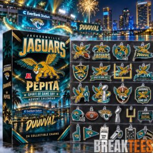 Jacksonville Jaguars x Pepita Game Day Advent Calendar 2026 – 24 Collectible Charms
