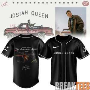 Josiah Queen “Damascus Road Tour” 2027 Limited Edition Signature Baseball Jersey 1