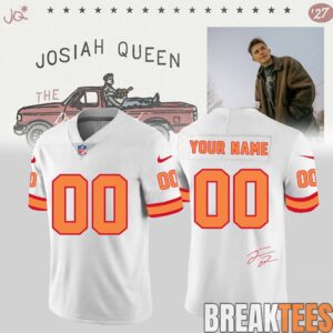 Josiah Queen “Damascus Road Tour” 2027 Limited Edition Signature Football Jersey Custom 1
