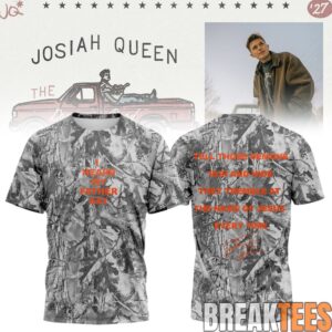 Josiah Queen “Damascus Road Tour” 2027 Limited Edition Signature T-Shirt 1