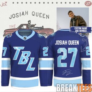 Josiah Queen “Damascus Road Tour” 2027 Limited Edition Signature Hockey Jersey Custom