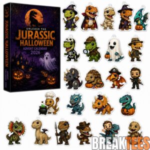 Jurassic Winter Halloween Advent Calendar 2026 for Dinosaur Fans