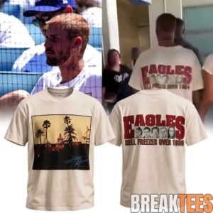 Justin Bieber Eagles Hell Freezes Over Hotel California Shirt