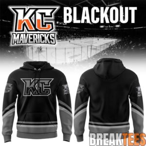 Kansas City Mavericks “Blackout” Special Hoodie 3