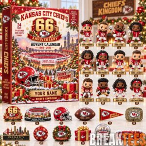 Kansas City Chiefs 66th Anniversary Christmas 2026 Advent Calendar