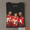 Los Angeles Rams Aaron Donald & Matthew Stafford Drinking & Middle Finger Tee