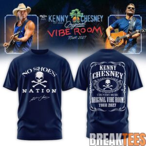 Kenny Chesney The Original Vibe Room Tour 2027 No Shoes Nation Special T-Shirt 1
