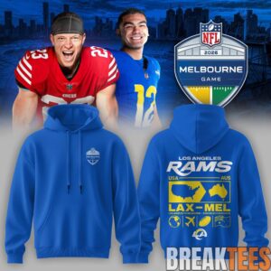 LA Rams NFL Melbourne 2026 Limited Hoodie 2