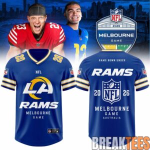 LA Rams NFL Melbourne 2026 Exclusive Football Jersey