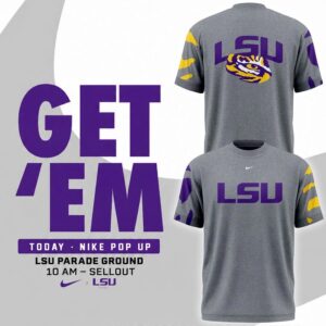 LSU Tigers “Get ’Em” Grey T-Shirt