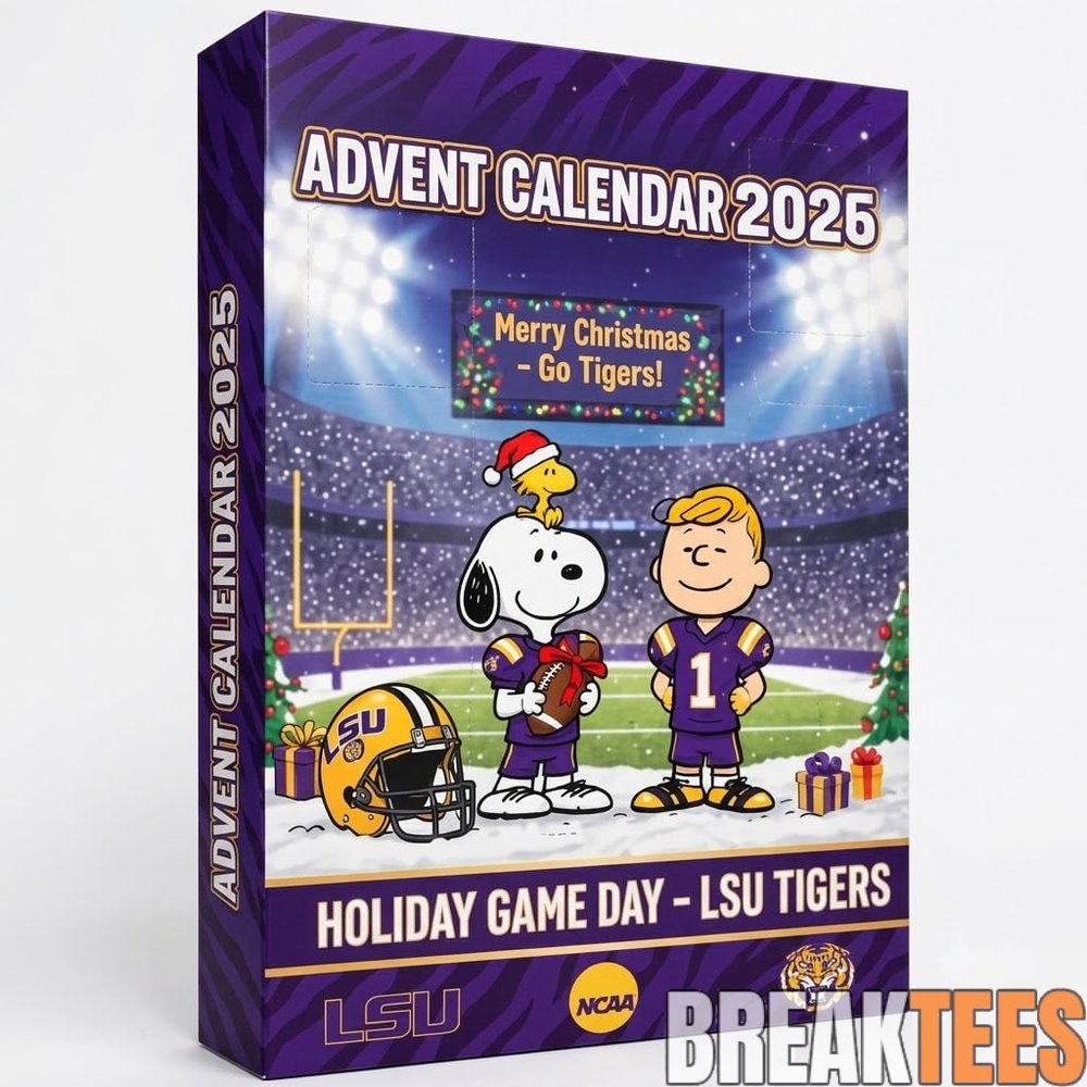 LSU Tigers Peanuts Gang 2026 Advent Calendar LSU Tigers Peanuts Gang 2026 Advent Calendar