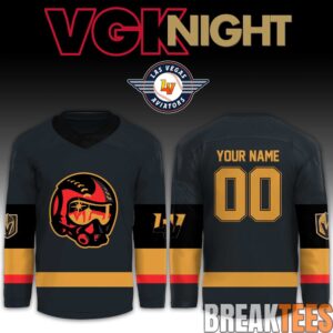 Las Vegas Aviators x Vegas Golden Knights Night Custom Jersey