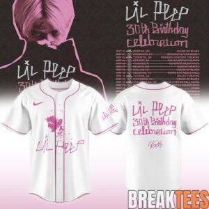 Lil Peep ”30th Birthday Celebration” Limited Edition Signature Baseball Jersey