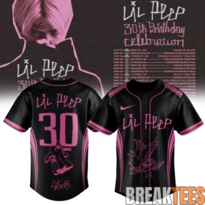 Lil Peep ”30th Birthday Celebration” Limited Edition Signature Baseball Jersey 2