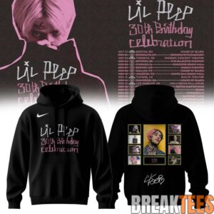 Lil Peep ”30th Birthday Celebration” Limited Edition Signature Hoodie 2