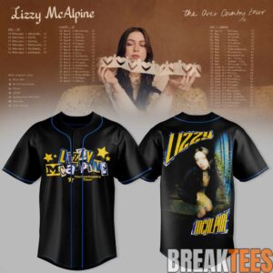 Lizzy MCalpine - The Over Country Tour Baseball Jersey 1 Lizzy MCalpine - The Over Country Tour Baseball Jersey 1