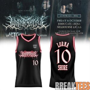 Lorna Shore Australia & New Zealand Tour 2026 Basketball Jersey