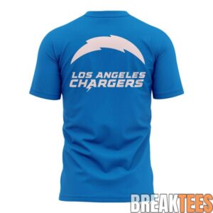 Los Angeles Chargers 2026 Ladd McConkey #15 Signature Graphic T-Shirt 2 Los Angeles Chargers 2026 Ladd McConkey #15 Signature Graphic T-Shirt 2