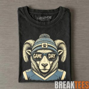 Los Angeles Rams Game Day Beanie Mascot Tee 1