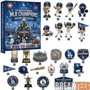 Los Angeles Dodgers 2026 MLB Champions Rise to Glory Advent Calendar Collector’s Edition