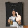 New York Yankees Aaron Judge Drinking & Middle Finger Tee