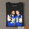Los Angeles Rams Aaron Donald & Matthew Stafford Playing Video Games Tee