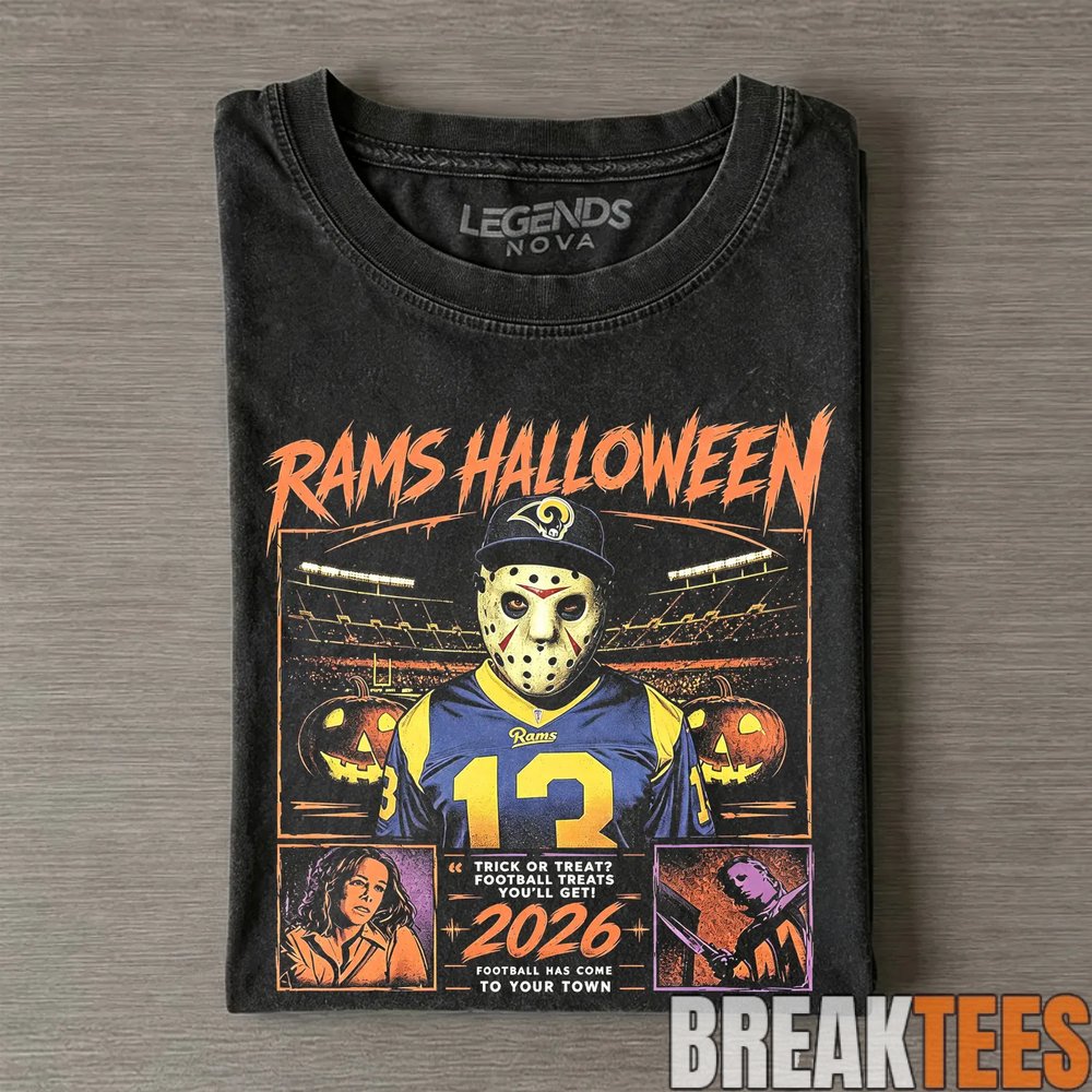 Los Angeles Rams Matthew Stafford Jason Halloween 2026 Tee Los Angeles Rams Matthew Stafford Jason Halloween 2026 Tee