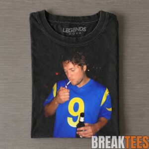Los Angeles Rams Matthew Stafford Smoking & Drinking Tee