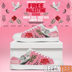 Macklemore ‘Free Palestine’ Tour Stan Smith Shoes