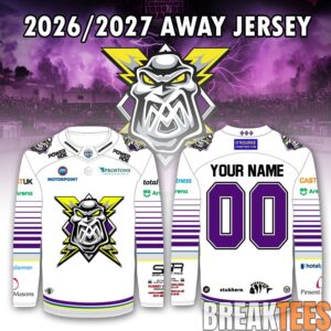 Manchester Storm 2026-27 Personalized Away Hockey Jersey